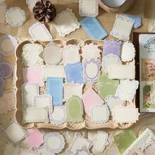 1pc 30-Sheets Simple Frame Embossed Memo Notes, Stationery Notepad For Students, Back To School, Office Work, Notes Writing - Multicolor - View 3