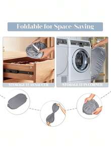 1pc Foldable Laundry Basket, Large Capacity Storage Laundry Hamper, Bathroom Storage Basket, Multi-Color Options - Multicolor - View 9