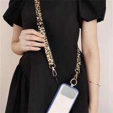 Mobile Phone Lanyard Print Back Hanging Neck Chain Crossbody Leopard Adjustable Shoulder Wide Pendant Anti-Lost Sling With Clip Gifts For Mother, Family, Friends, Birthday, Holiday Phone Charm, Phone Chain