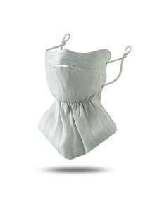 Solid Color Breathable Sunscreen Mask, Neck Protection For Girls, Sunscreen Black, Minimalist Street Mask, Breathable And Comfortable Mask - Multicolor - View 13