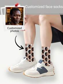 1 Pair Custom Face Socks, Custom Photo Sock, CustomPrinted Socks, Personalized Funny Face Socks. Customicture Socks, Put Any Face On The Socks.AnniversanGift, Valentine Gift, Birthday Gift, Wedding Gift DawgAdorable, Contracted, Funny, CozyCustom Personalized Unigue Customized PersonalizedGifts For Men/Omen Ideal Gifts For Him Boyfriend, FriendsBedroom.For Weddings, For Holiday.For Anniversaries.ForBirthdays