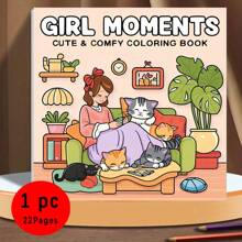 Un libro para colorear sobre momentos acogedores, adecuado para amigos, parejas y familias, excelente para reuniones, el Día de San Valentín, cumpleaños y otras festividades. Incluye materiales para pintar y estudiar, 22 páginas. Vuelta al cole