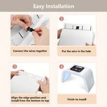 FUVAIKA Red-Light-Therapy, Red Light Therapy For Face, 7 Colors Facial Led Light Therapy Face Mask,SPA Equipment For Skincare At Home - US A Type Plug(110-127V) - View 8