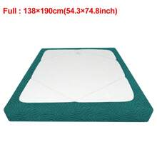 1 pieza Funda de colchón con diseño jacquard de unicolor, cobertor elástico para proteger tu ropa de cama y agregar estilo al hogar, adecuado para todas las estaciones