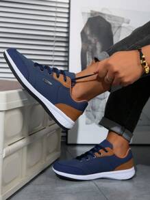 2025 All Season Best-Selling Men's Non-Slip Wear-Resistant Flat Shoes, Suitable For Party, Vacation, Commuting, Outdoor, Shopping, Daily Wear, Work, Fashion Casual Sports Walking Sneakers