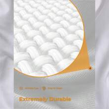 84 英寸投影仪屏幕，便携式可折叠投影仪屏幕，双面视频投影仪屏幕，室内外均可使用，防皱 - 白色 - 查看 4