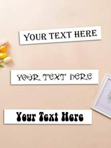 LICVIC 1-20pcs Custom Text Temporary Tattoo Stickers, Personalized Tattoo Sticker, Customizable Valentine's Day Gifts, Customized Letter Tattoo Stickers, Quote Tattoos, Suitable For Birthday Gifts Colorful, Leisure, Basics, Casual, Soft, Unique, Customized, Personalized, Custom, Ideal Gifts For Her, Girlfriend, Her, Boyfriend, Friends, Easy Comfort