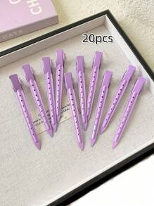 20/10 szt. spinek do włosów na klipsy, do stylizacji niewidocznych grzywek i koron dla kobiet (nadaje się do makijażu osobistego, salonów fryzjerskich, studiów fotograficznych) Spinki do włosów, klamry do włosów, artykuły szkolne