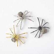 1PC Natural Crystal Ball Spider Ornaments Handmade Alloy Spider DIY Reiki Gemstone Halloween Decorative Crafts 4th Of July Women Fathers Dad Gift - Crystal Ball Spider - View 10