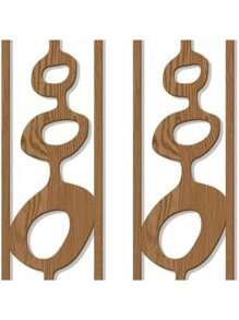 2 Pieces Of Medieval Wall Decoration Wooden Medieval Modern Decoration Modern Art Wall Decoration