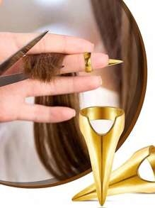 10-Piece Hair Division Kit Gothic Nail Finger Role Play Claw Metal Full Ring For Braiding, Curling, Hair Extensions, Wigs And Accessories Halloween