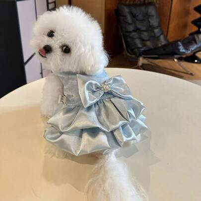 New Pet Dog Skirt, Princess Style Puff Skirt For Poodle, Bichon Frise, Maltese, Toy Poodle, Suitable For Spring, Summer, Autumn