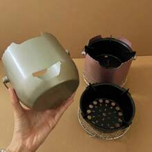 Mini Kleine Kohle Stove Outdoor Tragbarer Zuhause BBQ Edelstahl Herd Kochen Tee Olive Alkohol Koreanischer Stil BBQ Ofen, Feiertagsparty Geschenke für Feiertagsparty, Ostern, Weihnachten, Halloween, Lehrertag, Muttertag, geeignet für Camping Picknick Geschenke.