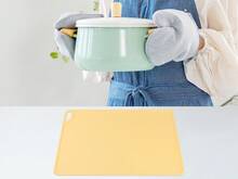 Placemat Set Of 6 Silicone Placemats For Kitchen Dining Table Decor, Washable Table Placemats Wipeable Table Mat - Yellow - View 5