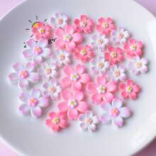 5pcs Lovely Cherry Blossom Girls Room Decor Refrigerator Magnets, Birthday Party Wedding Kitchen Dining Room Fridge Dishwasher Decoration Sticker