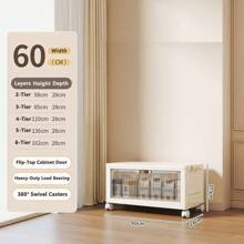 Armario de almacenamiento plegable, armario portátil de una sola pieza para ropa de adultos y niños para el dormitorio