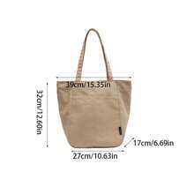 1pc Fashion Striped Canvas Beach Tote Bag For Women, 5.28-7.93gal Capacity, Waterproof Zipper Closure, Lightweight, Oil & Water Resistant, Easy To Clean, All-Weather Fabric, Versatile For Travel & Daily Use