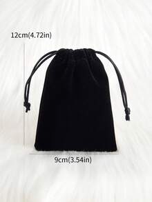 5pcs Plush Flat Pouches, Minimalist & Practical Multi-Functional - Multicolor - View 17