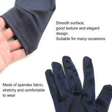 Unisex Nylon Long Gloves Fashion Style Prom Dress Up Performance Gloves Halloween