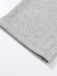 Men Knitted Straight Leg Pants, High Street Versatile Casual Loose Fit Sports Trousers, Lightweight For Spring, Autumn & Summer