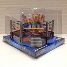 Wrestling Arena Model Playset - Muscular Gladiator Action Figure Toys, Roleplay Playset