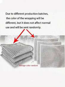 30pcs/20pcs/2pcs Metal Scouring Pads, Anti-Scratch Steel Wool Sponge, Multi-Purpose Metal Wire Dish Scrubber, Easy To Rinse, Reusable, Metal Wire Cleaning Cloth, Metal Wire Dish Cloth For Cleaning Pots, Pans, Utensils, Sink, Countertop, Stove, Reusable Kitchen Cleaning Towels, Dish Cloths, Lint-Free, Streak-Free, Washable Cleaning Rags, Kitchen Supplies, Kitchen Cleaning Tools, Cleaning, Kitchen Towels, Weddings, Mother's Day, Party Events