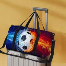 Elegant Travel Bag, Yoga Mat Bag, Gym Bag, Football Series / Sports Style, Suitable For Travel, Daily Carry, Fitness, Snow, Camping, Outdoor Activities Bag For School School Accessories School Stuff