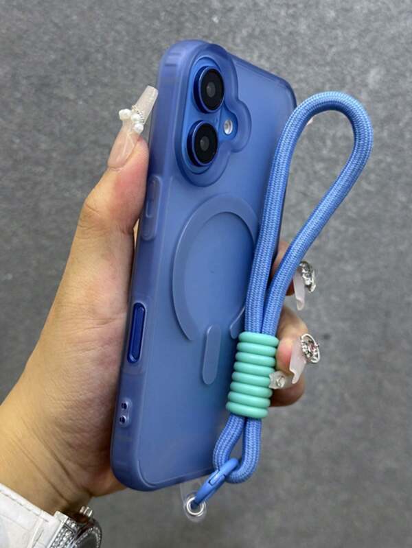 Funda de teléfono con cordón azul, modelo nuevo compatible con Apple iPhone 16 Pro Max. Funda de teléfono con tacto mate de dopamina compatible con iPhone 16. Funda de teléfono con succión magnética y sensación de alta gama compatible con iPhone 15 Pro. Funda de teléfono de nicho para celebridades de internet compatible con iPhone 14. Funda de teléfono a prueba de golpes súper compatible con iPhone 13. Funda protectora para parejas hombres y mujeres compatible con iPhone 16 Plus.