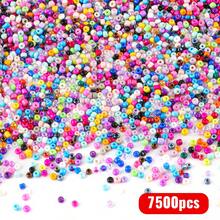 1 Set Of 4 Dual Colored Bead Mix Set With Accessories, Suitable For DIY Bracelet, Necklace, And Waist Belt Decorations For Mother's Day, Easter, School Events, And Weddings - DIY Supplies - View 10
