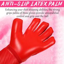 Soccer Goalkeeper Gloves For Youth&Adult Football Goalie Gloves With Strong Grip And Finger Protect & 4+3MM Latex To Give Splendid Protection To Prevent Injuries - Multicolor - View 4