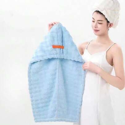 1 ชิ้น ผ้าเช็ดผมไมโครไฟเบอร์ขนาดใหญ่พิเศษ ซับน้ำได้ดี เหมาะสำหรับใช้ในห้องน้ำและห้องนอนตลอดทั้งปี