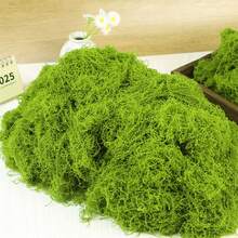 High Quality Simulation Moss Piece Micro Landscape Lawn Set Decorator Fake Moss Grass Pot Landscape - Light Green - View 2