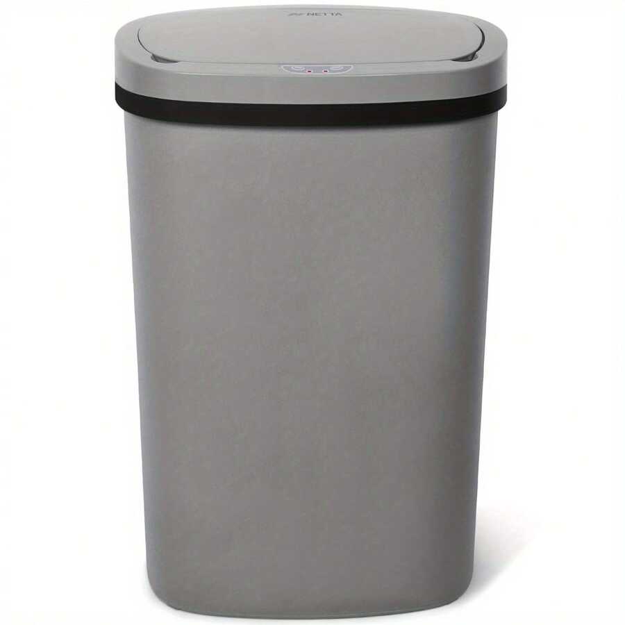 50L Sensor Bin For Kitchen - Large Touch-Free Automatic Motion Sensor Waste Rubbish Bin, Dustbin, Trash Can 50 Litre - Grey - 50L - Grey - View 1