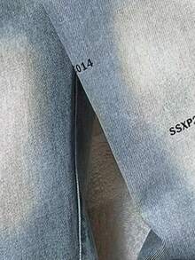 Tween Boy Wide Leg Jeans, New Straight Loose Denim Trousers For Autumn - Medium Wash - View 5