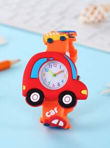 2025 New Model Cartoon Kids Watches 3D Silicone Quartz Children Watch, Cute Student Watch, Export Hot Seller