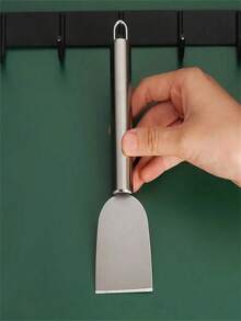 1pc Durable Stainless Steel Multi-Purpose Cleaning Scraper - Metal Utility Shovel For Kitchen, Bathroom, Home And Garden Use
