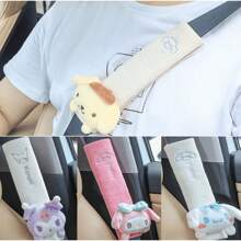 Sanrio Sanliou 1pc, Car Seat Belt Shoulder Protector, Cartoon Cute Car Seat Belt, New Anti-Wear And Anti Pinch Neck Protector, Outdoor, Sports, Travel Home, Office Supplies