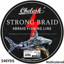 Chelesh 1000 Yards/914 Meters, 4-Strand Braided PE Fishing Line, Available In Color And Olive Green, Fishing Tools, Fishing Gift