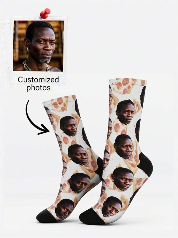 1 Pair Custom Face Socks, Custom Photo Sock, CustomPrinted Socks, Personalized Funny Face Socks. Customicture Socks, Put Any Face On The Socks.AnniversanGift, Valentine Gift, Birthday Gift, Wedding Gift DawgAdorable, Contracted, Funny, CozyCustom Personalized Unigue Customized PersonalizedGifts For Men/Omen Ideal Gifts For Him Boyfriend, FriendsBedroom.For Weddings, For Holiday.For Anniversaries.ForBirthdays