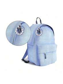 Sports Series Baseball, Basketball, Football Pendant, Stainless Steel Rope Charm, Creative Beach Bag Accessory, Gift For Friends. Multi-Functional Beach Bag Keychain, Anti-Lost Accessory, Reusable Travel Accessory, Quick Key Finder, Beaded Beach Bag Pendant Can Be Detached. - Multicolor - View 3