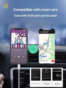 D8 Lightning AUX 线，Lightning 至 1/8 英寸音频线，3.3 英尺，耳机插孔适配器公头 Aux 立体声音频线，兼容 14/14 Plus/14Pro/13/13 Pro Max/12/12 Pro/11 Pro/X/XS/XR/8/7/6