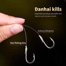 1 Roll 220M Soft Carbon Fishing Line, Suitable For Sea Rods & Lures, Nylon Main Line & Carbon Leader Line - Multicolor - View 6