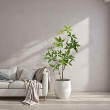 Árbol artificial para uso en interiores, plantas artificiales altas en macetas, plantas artificiales grandes con ramas de follaje realistas, plantas de Aralia artificiales en macetas para decoración en la sala de estar, la oficina o el hogar.