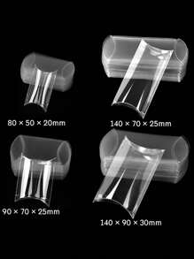 10 piezas de cajas de regalo en forma de almohada transparentes de PVC - Varios tamaños, ideales para bodas y duchas nupciales, celebraciones de graduación, fiestas de cumpleaños, artículos de envoltura de regalos