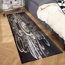 1 Stück Kaffee Muster Willkommens Fußmatte, Vintage Heim Dekoration, TPR-Rückseite Kunstwoll Matte, geeignet für Kaffee Shop Eingang, Veranda, Innenbereich - Weich, Strapazierfähig, waschbarer Bodenbelag für Wohnzimmer, Bad, Schlafzimmer, Spielzimmer, Waschküche, Dorm, Küche Dekoration