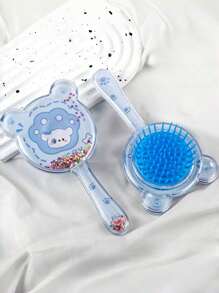 Cartoon Animal Hair Brush For Babies And Kids, Cute Detangling Comb For Children Hair Styling, Anti-Static Daily Hair Brush