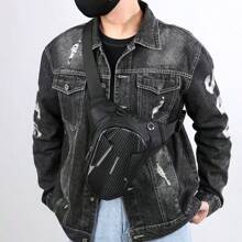 1 pièce Sac de taille pour la moto et la randonnée, sac de cuisse , sac banane pour le sport et les voyages en extérieur, sac à bandoulière tactique, sac de taille