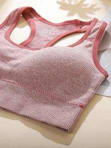 Bộ 3 áo ngực thể thao hở lưng cho nữ tập yoga chạy bộ thể dục crop top hai dây - Nhiều màu - Xem 4