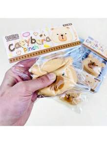 Soft Clay Texture Capybara Slow Rebound Squeeze Toy, Decompression Shaping Squish Small Toy Gift