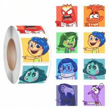 Disney 500 hojas por rollo de pegatinas de personajes de dibujos animados de Disney, pegatinas de colores Mind Corps, adecuadas para manualidades DIY, decoración de teléfonos móviles y ordenadores, envoltura de regalos, pegatinas decorativas | Pegatinas de personajes de dibujos animados | Pegatinas decorativas duraderas, decoración del hogar